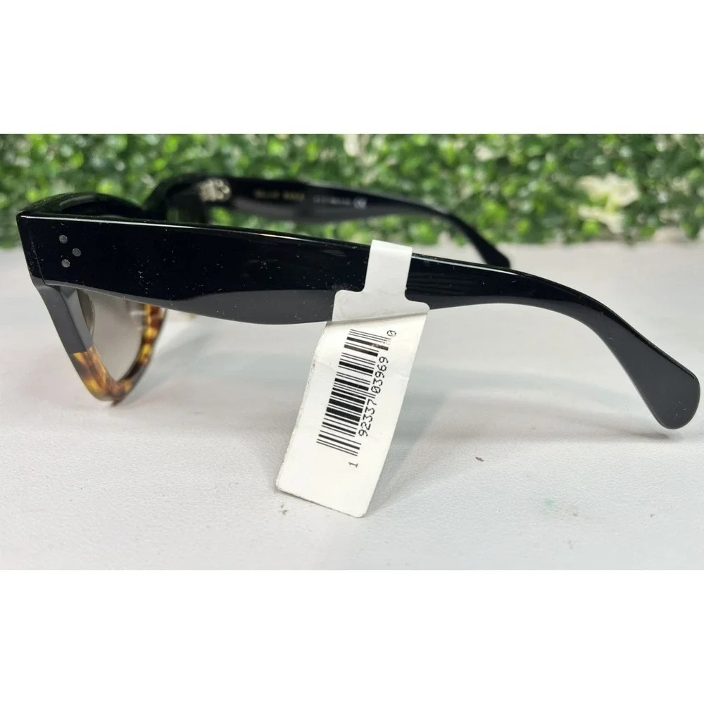 CELIINE CL4004IN 05K Women Black Square Polarized Sunglasses 50-22-150